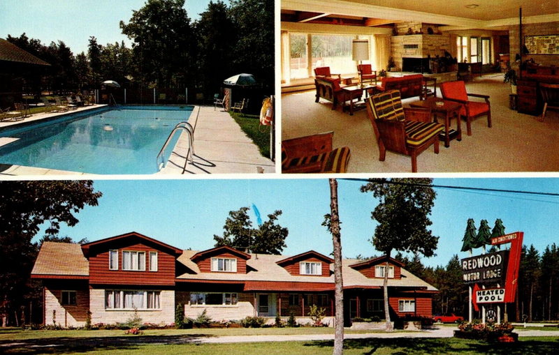 Rodeway Inn (Camp INN Lodge, Redwood Motor Lodge) - Old Postcard (newer photo)